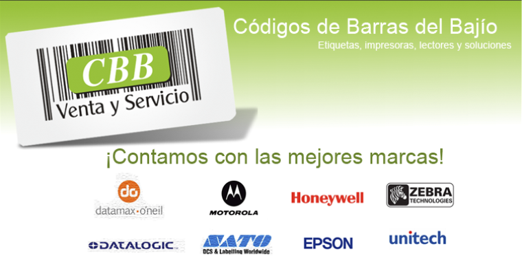 Las mejores marcas en equipos de código de barras: Zebra, Motorola, Honeywell